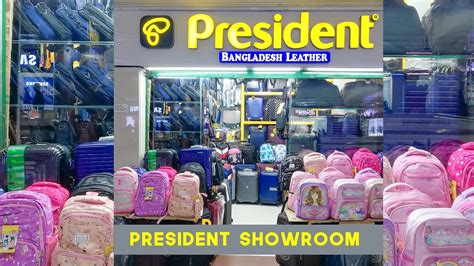 president bag showroom in new market